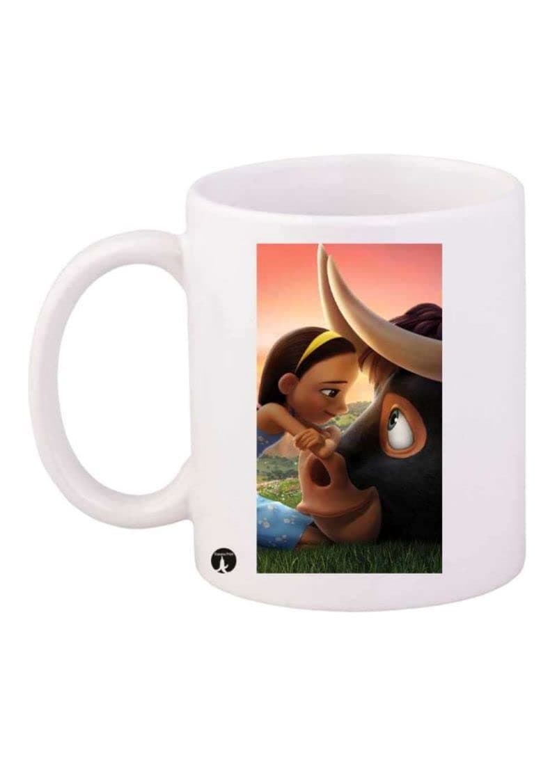 RYN Design Ferdinand Mug White Brown Blue Standard Size