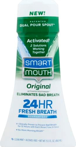 SmartMouth Original Activated Mouthwash Mint 16 FL oz