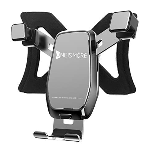 WXX Horizontal And Vertical Screen Is Suitable For Audi A3/S3 Special Car Autlet Self-Gravity Mobile Phone Support(Black) (Color : Silver)