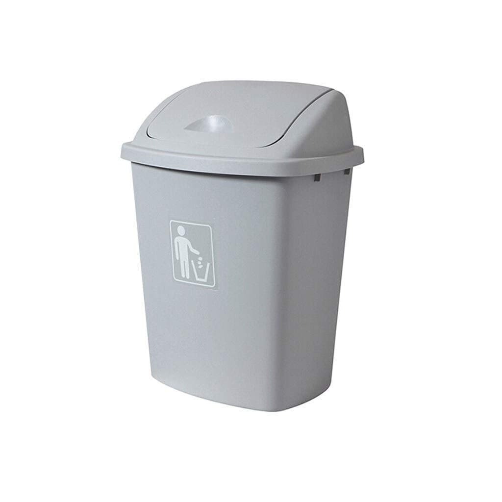 Garbage Bin for Kitchen سلة المهملات البلاستيكية يمكن 65l استخدام سعة كبيرة في الهواء الطلق المطبخ المغطاة المنزلية الفصول الدراسية يمكن Garbage storage bucket Wastebasket Recycling Bin