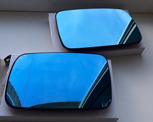 Pair of BMW 7-series E65 E66 2002-2008y LEFT+RIGHT side Heated Door Mirror Glass & Backing Plate