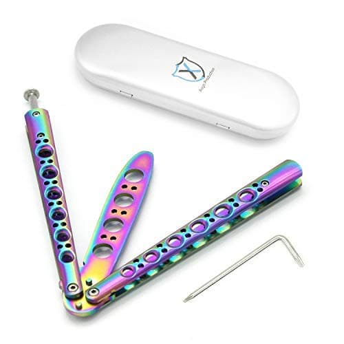 Stainless Steel Sticks Finger Practice Tool for Beginner (Rainbow)