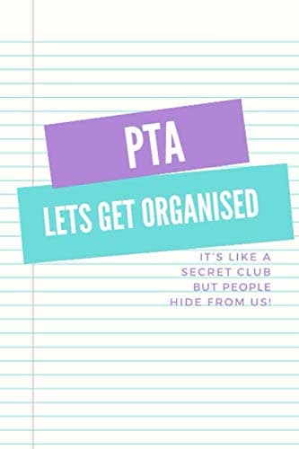 PTA Let's get organised: A notebook with a mix of lined and dotted paper