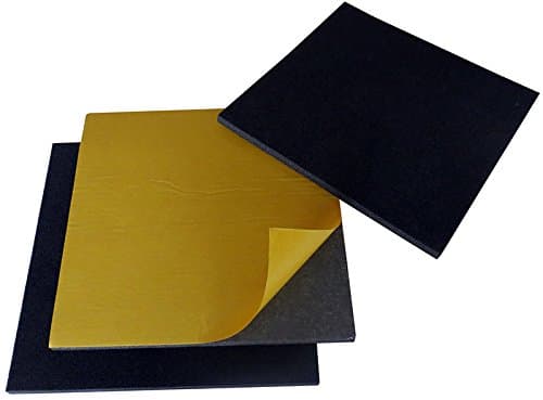 Fire Seal (pyrosorb) Class 0 Acoustic Foam tiles Pack of 4 at 500mm x 500mm x 12mm with self adhesive backing