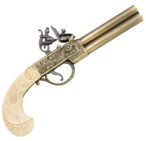 English Double Barrel Gold Finish