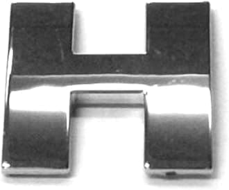 SolaDirect Chrome Letters Digits Numbers Signs Self Adhesive 3D Emblem Decal Badge Sticker for Car Van Home Decor - Letter H