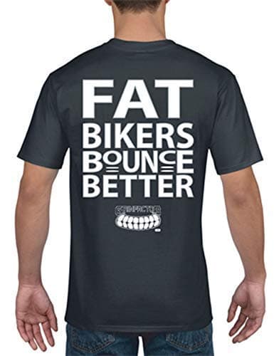 Grinfactor Fat Bikers Bounce Better Black tee Tshirt