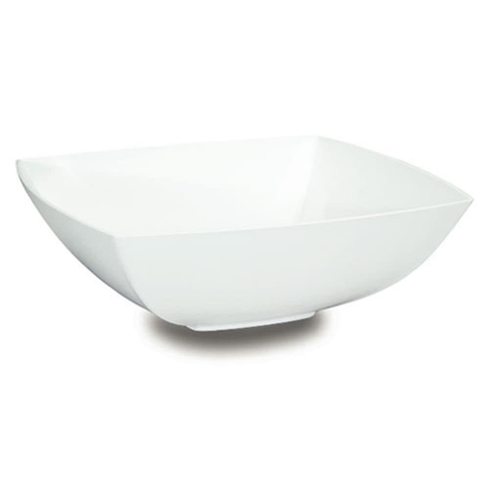 Delfin BSQ-145EM-28 14" Square White ABS Element Bowl
