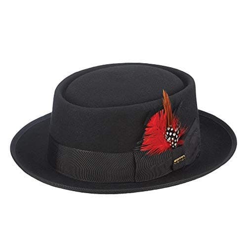 SCALAScala Men's Wool Felt Porkpie Hat