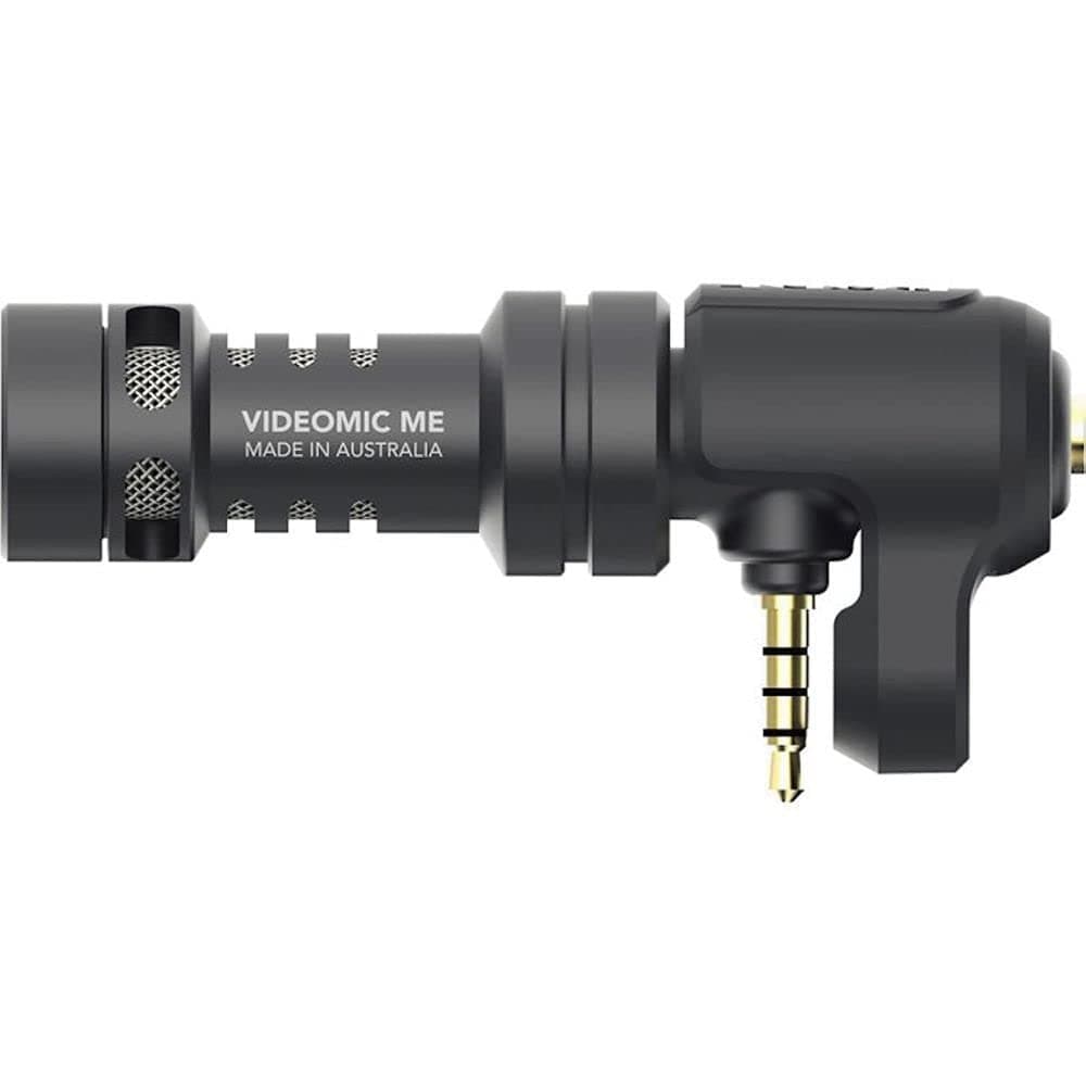 RØDE VideoMic Me Compact Directional Smartphone Microphone with 3.5mm TRRS Connector for Mobile Filmmaking and Content Creation