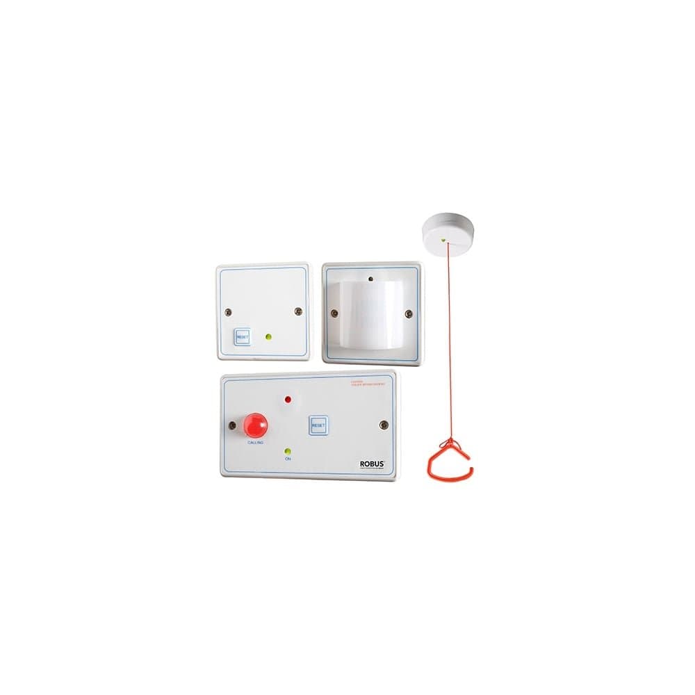 Robus Disabled Persons Toilet Alarm Kit (White)