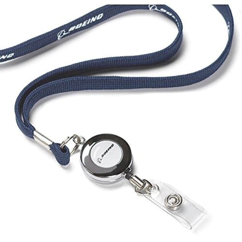 Printed Badge Lanyard Navy