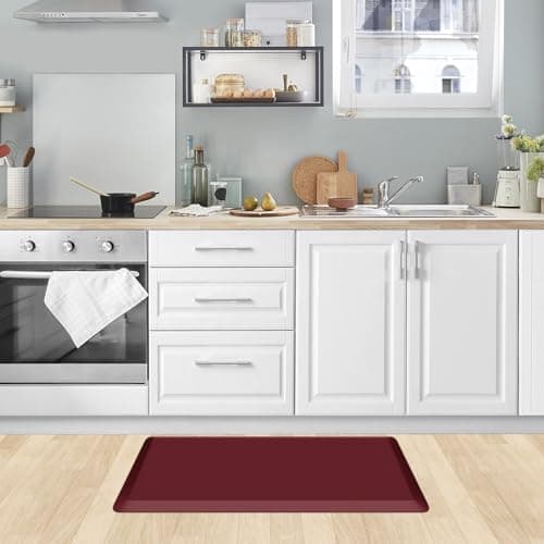 KitchenClouds Red,17.3"x28", Anti-Fatigue Mat