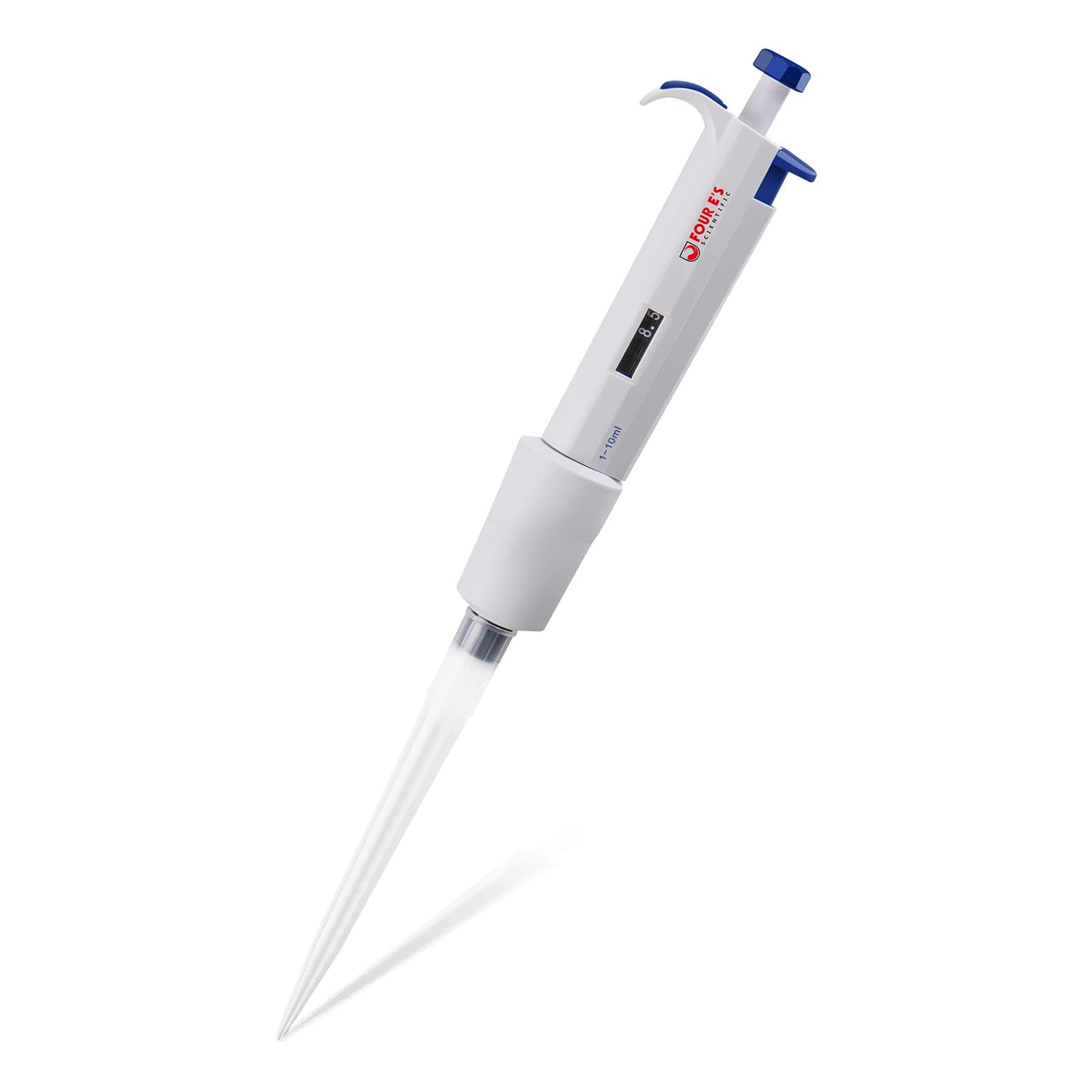10 mL Micropipette, 1-10 mL Lab Single Channel Micro Pipettes, Adjustable Variable Volume for Liquid Laboratory Scientific School