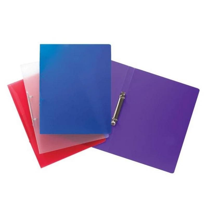 Tiger A4 slim 15mm ringbinder in assorted colours x 1 single folder