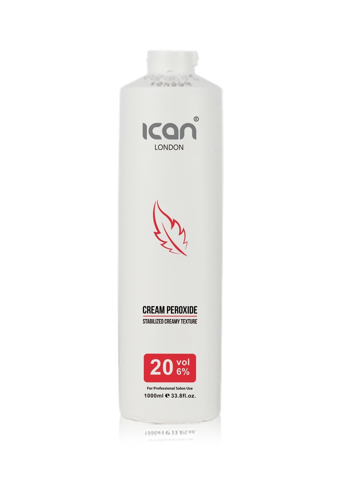 ICAN LONDON PROFESSIONAL CREAM PEROXIDE 20 VOLUME 6% 1000 ML (1 LITRE)…