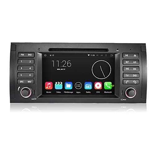 Beiinle 9017-4H Car 2 Din Pure Android 4.4.4 Quad Core 1024600 16G for BMW 5 E39 / X5 E53 / M5 /17pin and 40 pin available / WIFI/Mirror Link