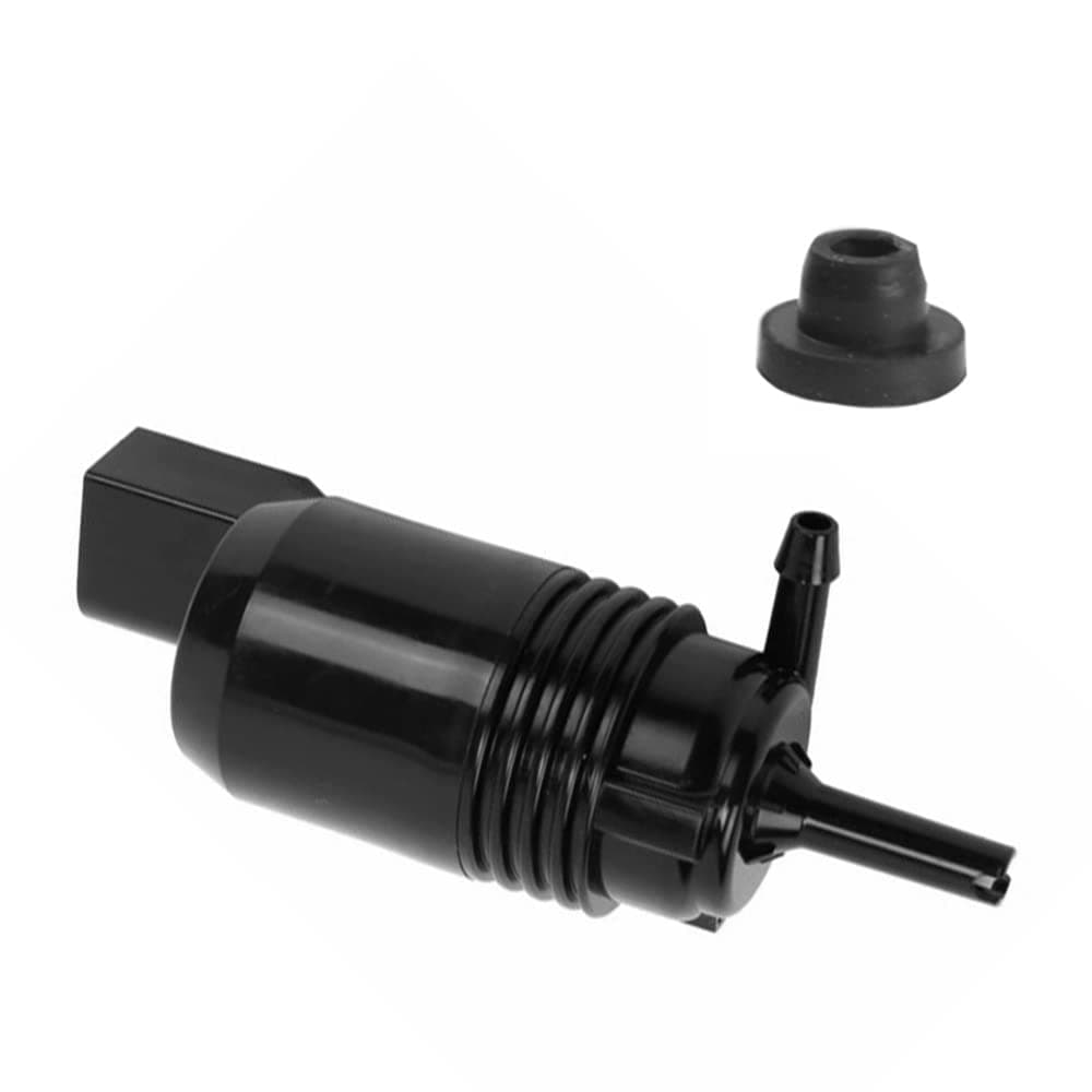 Front Windshield Washer Pump w/Grommet Replacement for Chevy Silverado 1500, 2500,3500, GMC Acadia, Sierra 1500, 2500, 3500, Cadillac CT6, XT4, XT5, Buick LaCrosse Replaces OEM 22999423, 84518407