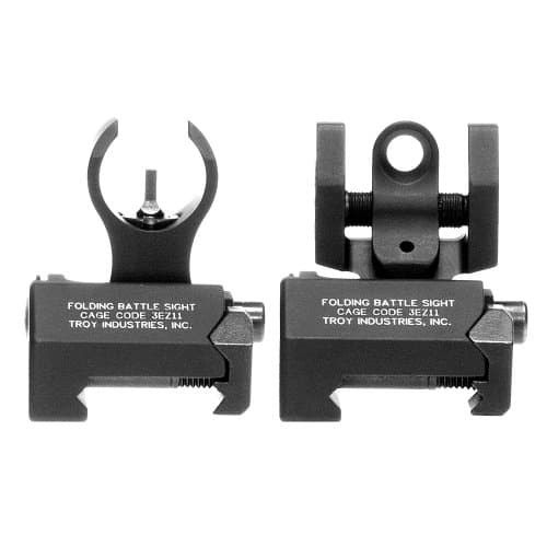 Troy Industries Micro HK Style Front and Rear Folding Battle Sight