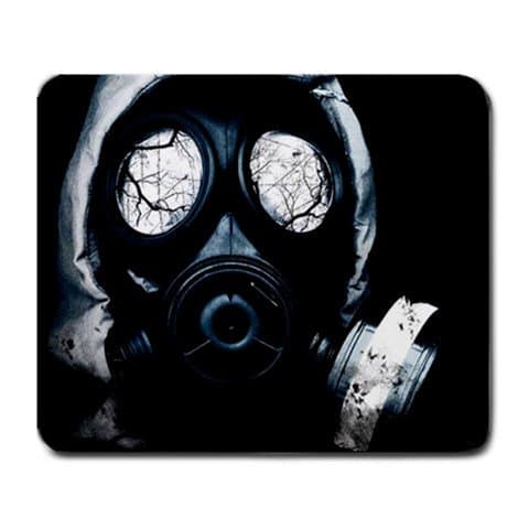 Gas Mask Respirator Mouse Pad