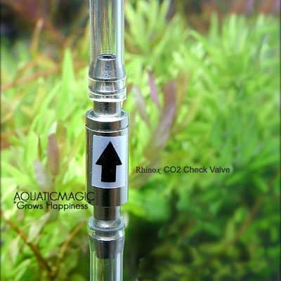 Rhinox Brass Check Valve - Aquarium CO2 Diffuser Regulator Air Pump Tubing Metal