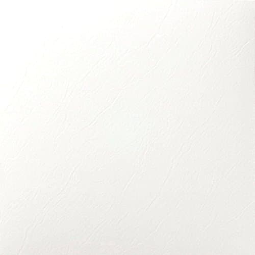 Solid White Vinyl Floor Tiles Self Adhesive Stick and Peel 12'' x 12'' 1-Pack (20 Pieces)