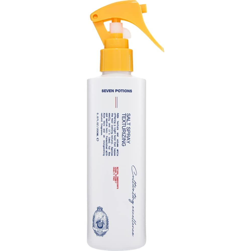 Texturizing Salt Spray for Men's Hair — Natural, Water-Based, Matte Finish, Texturized Hold for Volume, Plus Great Styling Product Primer — Natural, Vegan, Cruelty Free (200ml)