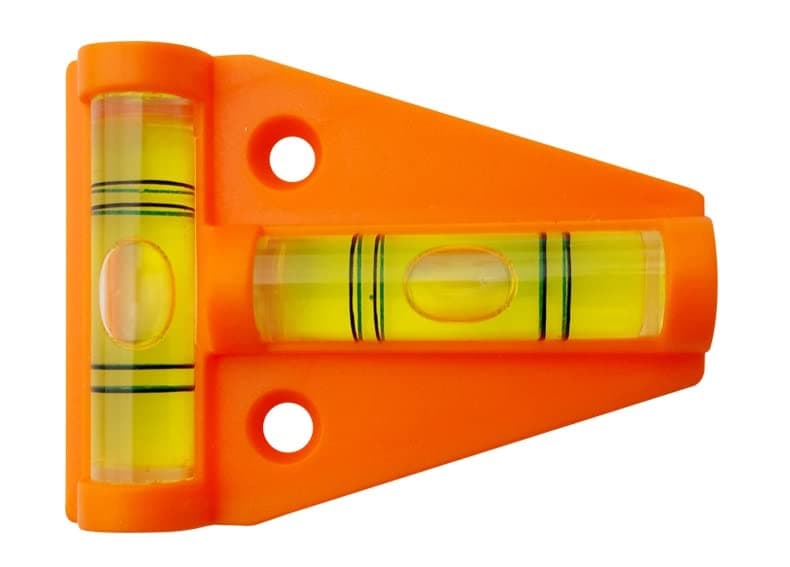 RV T Level Bubble Level, Multipurpose 2 Way Spirit Level T-type Spirit Level Bubble for RV, Machines, Furniture, Tripods, Camera Equipment Measure (red)