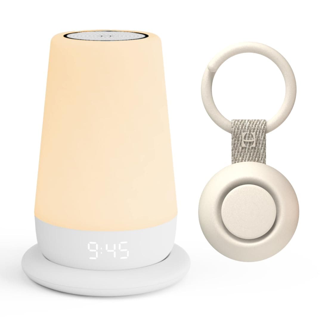 Rest+ 2nd Gen Baby Sleep Bundle Includes Hatch Rest+ 2nd Gen and Portable Rest Go | Sleep Sounds for Nursery, Travel and Registry (Putty)