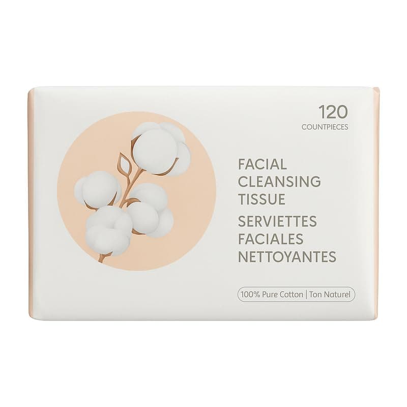 MINISO Facial Cleansing Tissue 120 Sheets