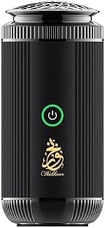 Incense Burner Electric, Portable USB Rechargeable Smart Incenses Burner, Car Electric Incense Holder, Arabic bakhoor Burner Muslim Incense Holder for Car and Home Decoration Use