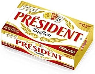 President Imported Unsalted Butter,7oz (199g)