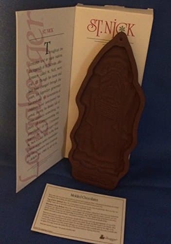 Longaberger Pottery Cookie Mold: 1993 St. Nick