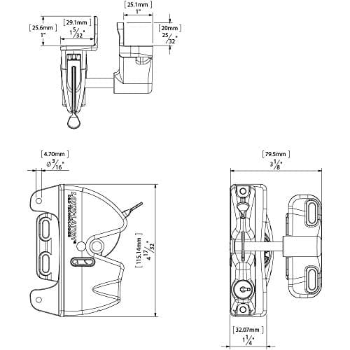 LOKKLATCH GATE LATCH