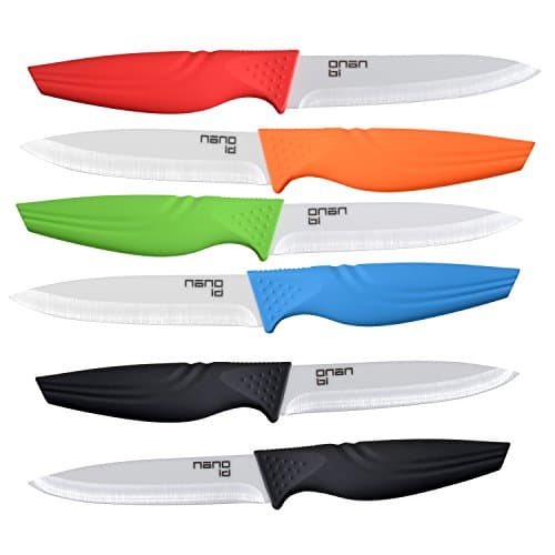 Nano ID Ceramic Steak Knife Sharp Muti-color Ceramic Knife
