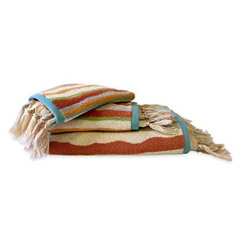 Dena Kaiya Trellis Stripe Fingertip Towel