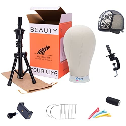 wig stand tripod with head