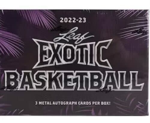 2022-23 Leaf Exotic Basketball Hobby Box