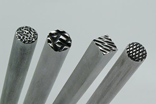 Hand made chasing repousse tool - Texturing Set - TS#03