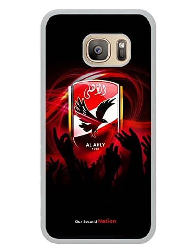 Generic S7 TPU Protective Case,Al Ahly 2 White Carrying Phone Case for Samsung Galaxy S7
