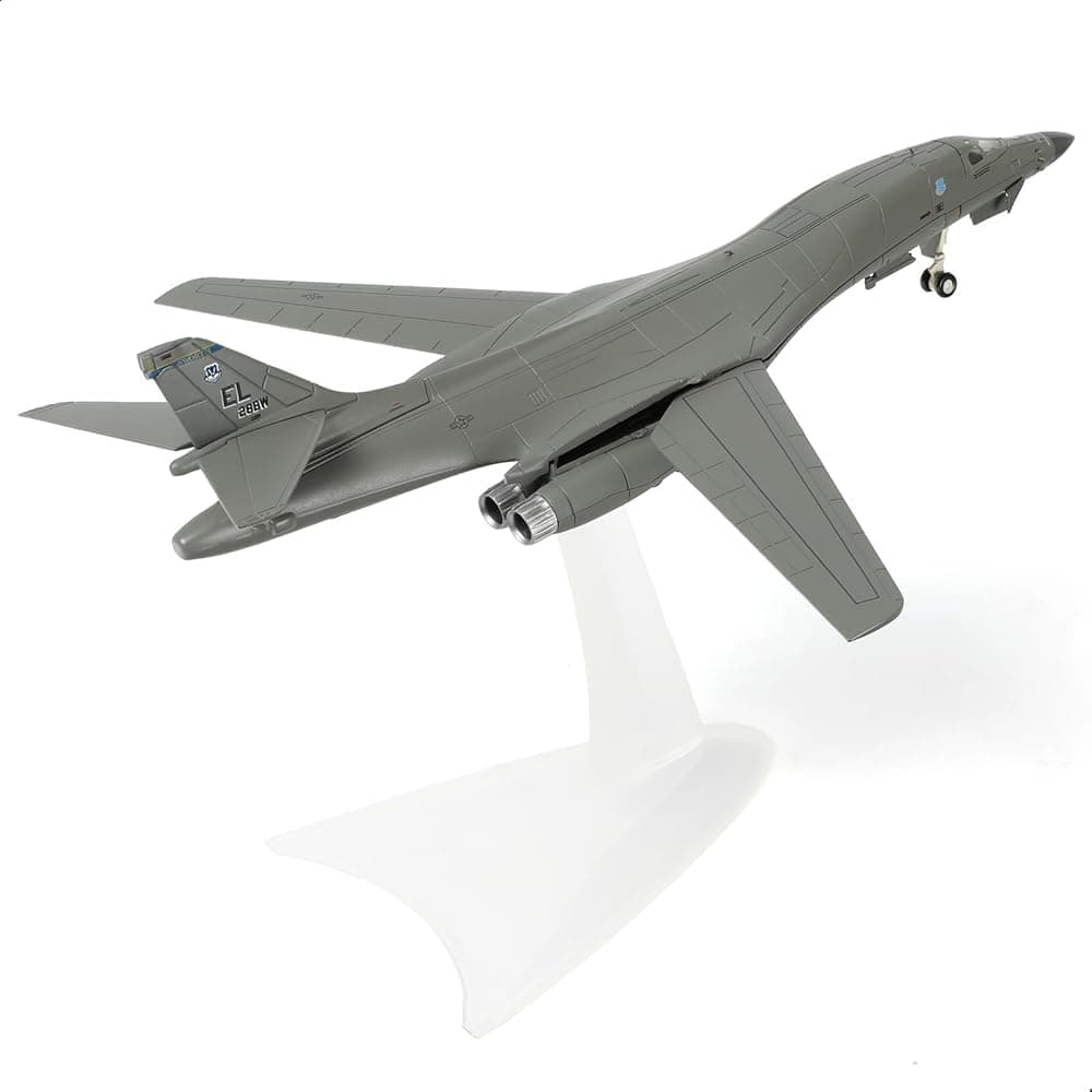 1/200 Scale B-1B Lancer Fighter Model Heavy Bomber Aircraft Models B-1 Bomber USAF Military Metal Diecast Airplane Model Kit for Adult Collection or Gift
