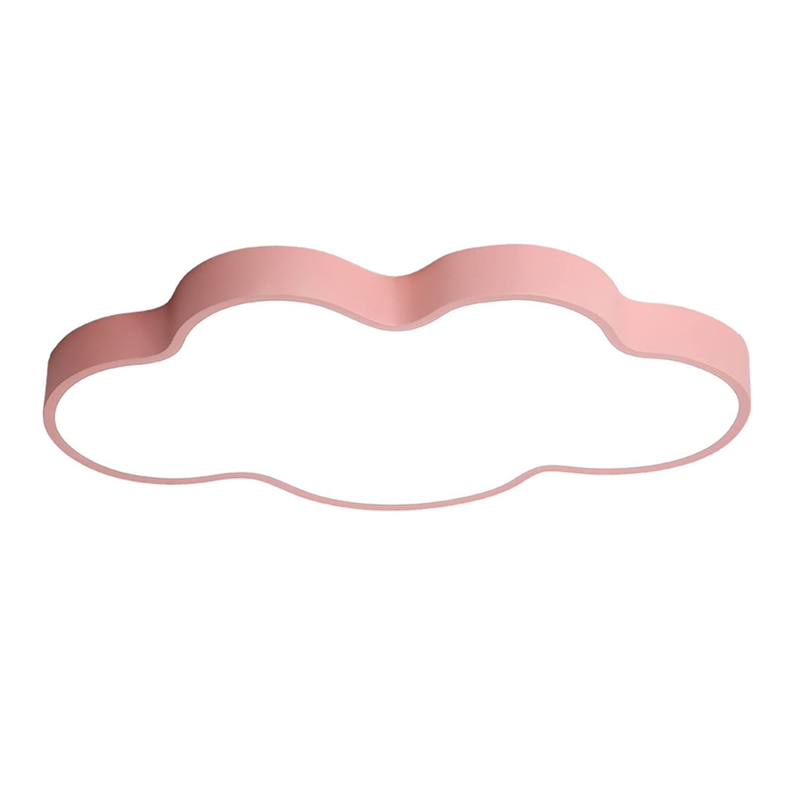 XIAOYAN Children's Ceiling Lights Cloud Shaped LED Ceiling Lamp for Boys Girls Bedroom Kindergarten Dimmable -24W(Color:Pink)