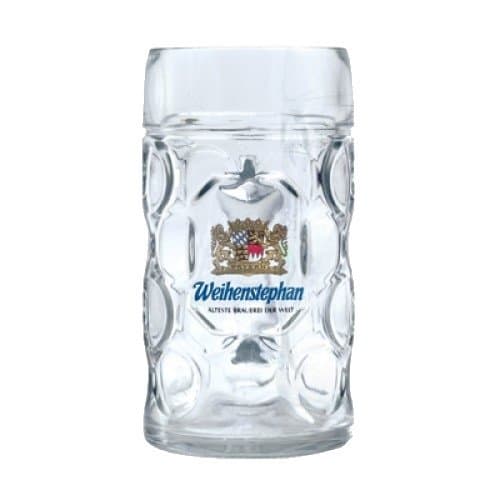 Weihenstephan German Dimpled Beer Stein Mug 1 Liter