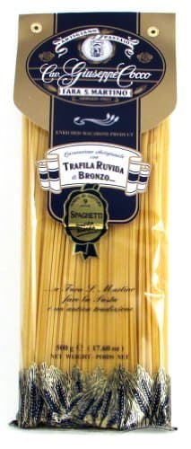 Giuseppe Cocco (12 pack) Spaghetti Artisan Pasta hand-made slow dried in 500g bags from Italy