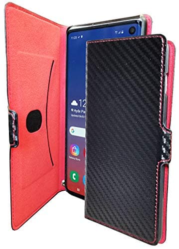 Samsung Galaxy S10 Leather Wallet case/Cover - IONIC Slim Design Magnetic Closure Leather Wallet case for Samsung Galaxy S10 Smartphone [Protective Shell Phone Cover case] (2019)