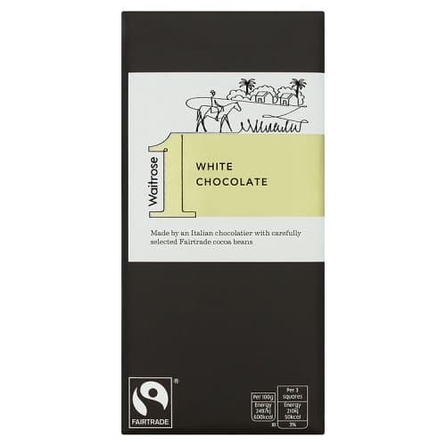 Waitrose 1 White Chocolate 85g