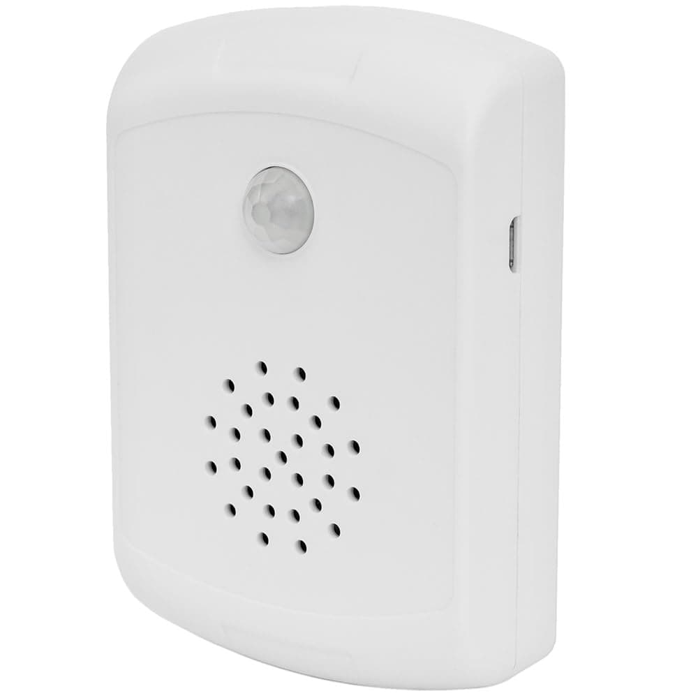 Voice Recordable PIR Infrared Motion Sensor Detector with Multi-Track Playback. Record or Download Your own Custom MP3 Files to Play Speech, Music or Sound Effects for Halloween
