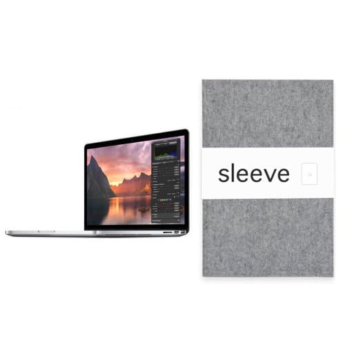 SLEEVE for 13" MacBook Pro Retina (light grey)