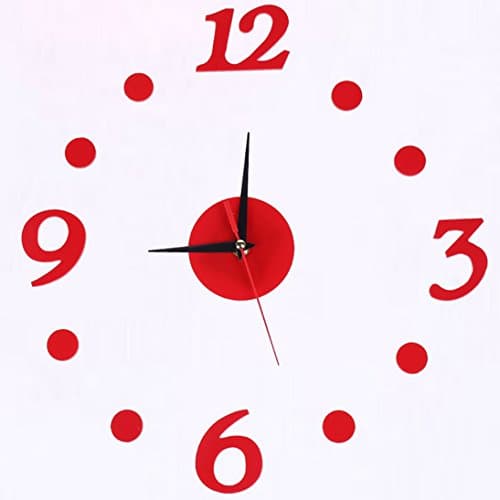 DIY Design Art Foam Sponge Digit Wall Clock