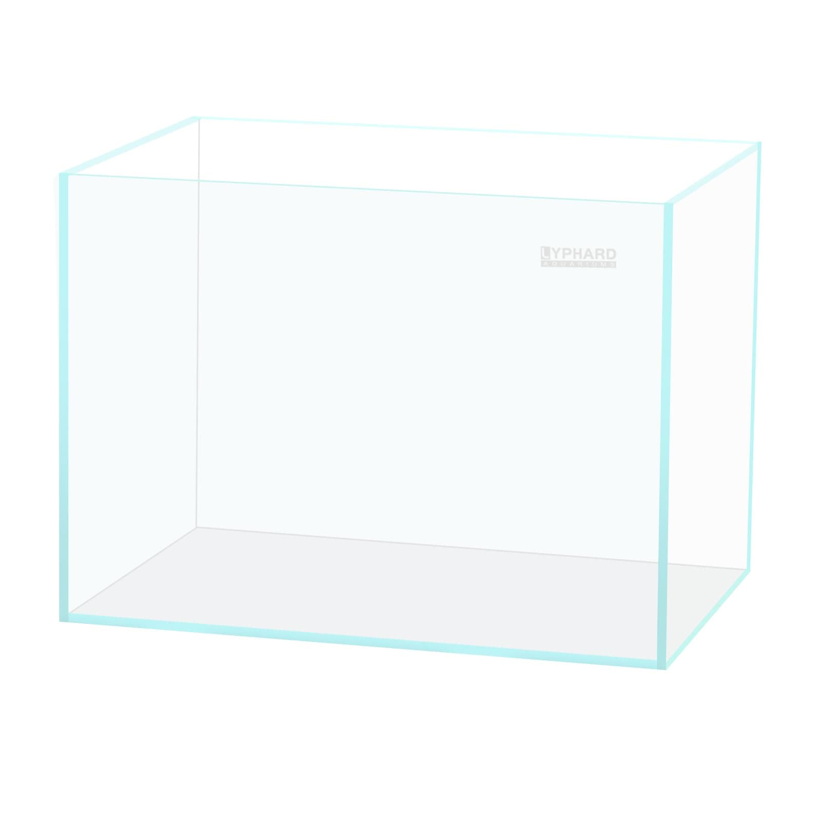 - LYPHARD AQUARIUMS 9.5 Gallon Rimless Aquarium, Ultra Clear Glass Low Iron Small Fish Tank for Betta, L15.7×W11.8×H11.8 Inches Thickness 5mm with EVA Foam Mat Included